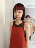 【表参道sheta小林】10代20代30代インナーカラーレッドカラー