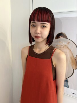 シータ(sheta) 【表参道sheta小林】10代20代30代インナーカラーレッドカラー