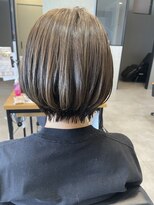 アチーブリス(achieve Liss)&nbsp;グリーンベージュショートボブ艶髪20代30代アッシュカラー