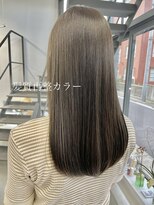 ヘアー アイス 御器所本店(HAIR ICI) 大人可愛い髪質改善カラーアッシュグレージュ透明感