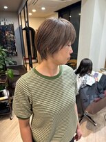 ハーツ(Heart's) 白髪ぼかし/イメチェンヘアスタイル/前髪カタログ/ショートボブ