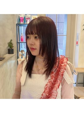 ロマリア 渋谷 渋谷宮益坂(Lomalia) 【Lomalia渋谷】似合わせカットメルティカラーフェミニンロング