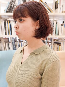 ビュートリアム 福岡(BEAUTRIUM) 癖毛を活かしたボブ/暖色カラー