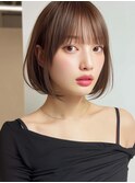 ショートボブ/ストレートボブ/前下がりボブ髪質改善20代30代40代