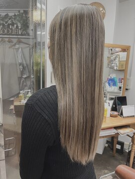 ラティオ 難波Ratio ベージュ系ハイライト多め