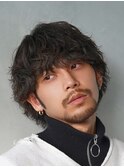 初めてのパーマでも◎ラフな質感が人気のシャドウパーマ