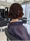 △癖毛風パーマボブパーマミディアムパーマデジタルパーマ
