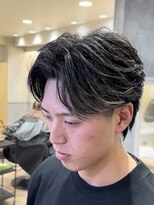 曲がる縮毛矯正専門店 バイ レイズ 名駅(曲がる縮毛矯正専門店 by RAYS)&nbsp;ニュアンスパーマ刈り上げセンターパートフェザーショート h