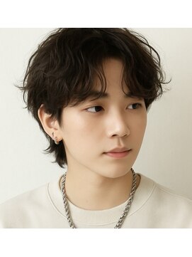 ゲイン(Gain) ショートカット白髪ぼかしダブルカラーハイライトレイヤーカット