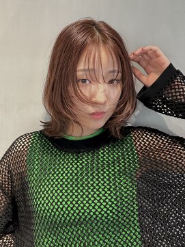 ヘアサロン ガリカ 表参道(hair salon Gallica) 愛されくびれミディウルフ♪×柔らかラテベージュ