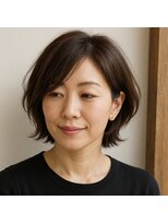 スープレックス ヘアーデザイン(SOUPREX HAIR DESIGN) ミセス美フォルムレイヤーボブ 20代 30代 40代 50代 60代