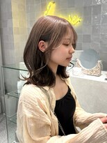 ローウェ 渋谷(Louwe)&nbsp;ダブルカラー/ミルクティー　【ayami】