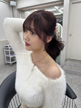 ロンド マーレ 天神大名店(Lond mare) 黒髪/オリーブグレー/小顔/ココアベージュ/レイヤーカット