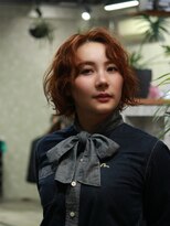 ゴーグッド(GO GOOD.)&nbsp;【えいじ】ボブ×オレンジブラウン