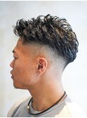 メンズカットバーバースタイルベリショパーマs