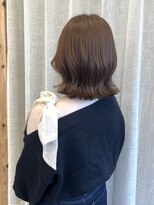 シロ 大名2号店(SiLO)&nbsp;シナモンベージュ×外ハネミディ