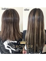 グロウアップビューティー(GLOW UP BEAUTY) 最高級人毛100%シールエクステ/長さだしおすすめ/シールエクステ