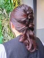 リサヘアーデザイン(RISA HAIR DESIGN)&nbsp;チェリーブラウン《西新/百道浜》簡単ヘアセット/オイルカラー