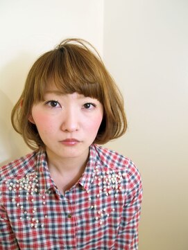 ピエドプール(PiED DE POULE) シンプルワンカールボブ☆