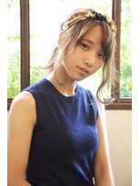 ルーシー(Lucy) ルーズなターバンアレンジ