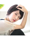 『アッシュ』ナチュラルショート×mauve