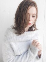 ルティア(Lutia)&nbsp;かきあげバング アッシュカラー  透明感カラー ！