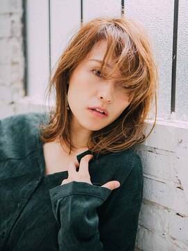 エクファ ヘア リゾート 大津 瀬田店(ex-fa hair resort) 【瀬田◆エクファヘアリゾート】ランダムカール×セミディ