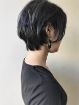 エル セルカ 高田馬場(el CERCA)&nbsp;大人可愛い小顔前下がりショート&ダークグレージュ【高田馬場】