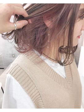 エリンヘア(ELIN hair.) インナーカラーpink