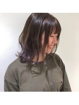 ルル(LuLu by KENJE) 裾カラー×ラベンダーアッシュ