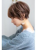 【石田勇士郎】横顔美人丸みショートくせっけパーマグランジュ