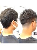 【メンズ刈り上げショートスタイル】