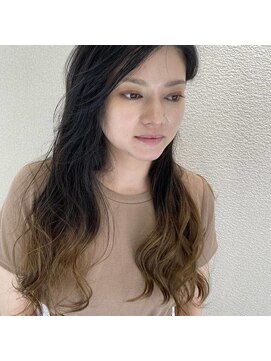 ジプソ(Gypso Hair salon) グラデーションカラー×ゴールドベージュ