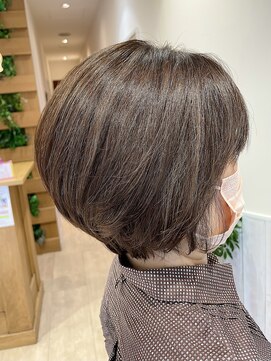 ネオリーブソラ 相模大野店(Neolive sola) 脱白髪染め　白髪ぼかしハイライト　グレージュ　20代30代40代