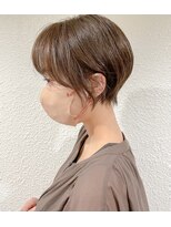 トレワ(trewa)&nbsp;ショート×グレージュ【札幌大通り美容室trewa】