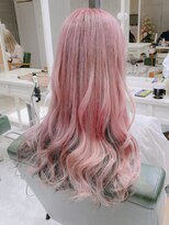 デイズ(days)&nbsp;ピンクベージュ/ストレートロングヘア/髪質改善/小顔カット