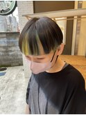 【ケイ】#マッシュショート #デザインカラー