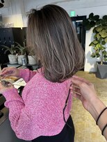 メリー オオサカ(Merly Osaka)&nbsp;前回のバレイヤージュに今回はオンカラーのみ_dark greige_