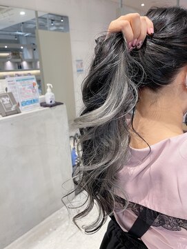 キジ(KIJI) ★シルバーグレイ×インナーカラー★