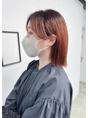 切りっぱなしのグラデーションカラースタイル♪