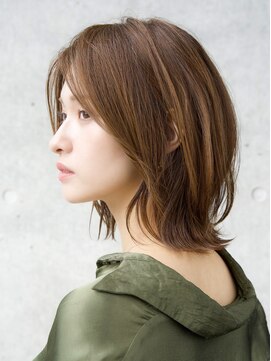 エインアンリー 表参道(AIN.ANLY.) ☆着物メルティカラー似合わせカットウェーブミディアムレイヤー