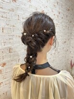 レフアヘアーガーデン(Lehua Hair Garden)&nbsp;編み下ろしアレンジ