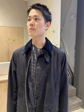 フェンヘアーアイス 中目黒(Fen.hair ici) 20代30代40代メンズビジネスベリーショートアッシュブラック