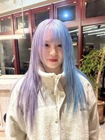 ヲタク(wotaku.)&nbsp;デザインカラーハイトーンカラーツートンカラーペールカラー艶髪