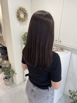 ウニ(uni) ◯こっくりラベンダーブラウン