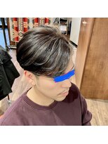 ヘアメイク アンフィ(amphi)&nbsp;メンズ【白髪ぼかしハイライト】