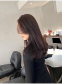 ブリーチなしラベンダーグレージュ