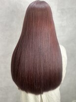 ルノン(LUNON) ホワイトグレージュミニウルフチェリーブラウンデジタルパーマ