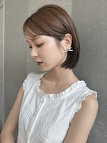 ロンドフルール 大宮東口(Lond fleur) ブリーチなしチェリーブラウン髪質改善縮毛矯正酸性ストレート