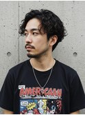 メンズパーマ/スペインカール/ツーブロック